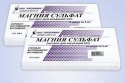 Инъекции магнезии внутримышечно